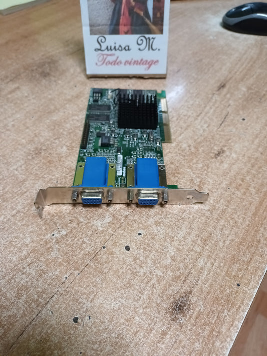 TARJETA GRAFICA Matrox G45+Mdha32Db 32Mb Agp