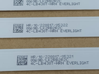 XIAOMI L43M7-EAEU, KIT TIRAS LED NUEVAS, (ref,340)