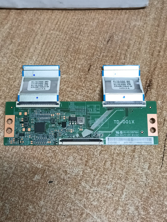 PLACA T-COM, TD-001X, de TV XIAOMI TV L43MA-AUEU, NUEVA