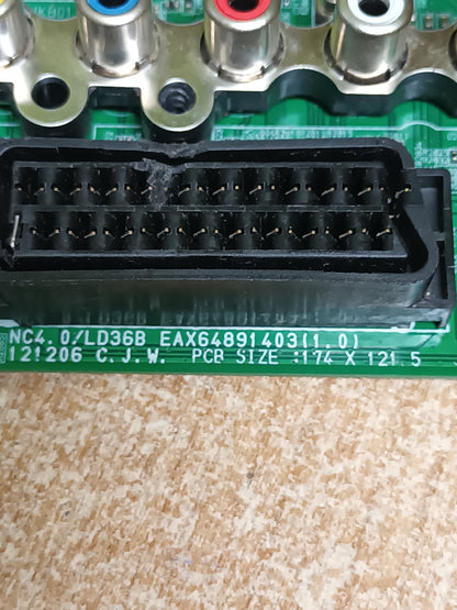 PLACA MAIN, EAX69083603(1.0), EBT66528203, de tv LG55UN73006LA, NUEVA SIN USAR,