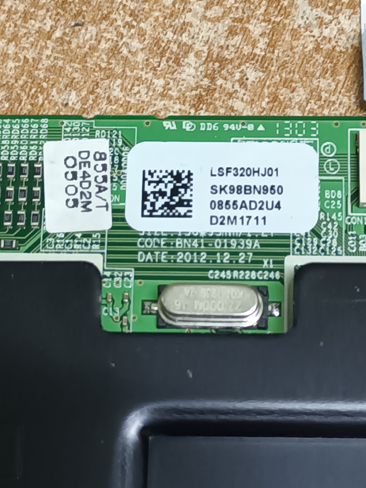 PLACA T-COM, BN41-01939A, de TV SAMSUNG UE32F6400AW