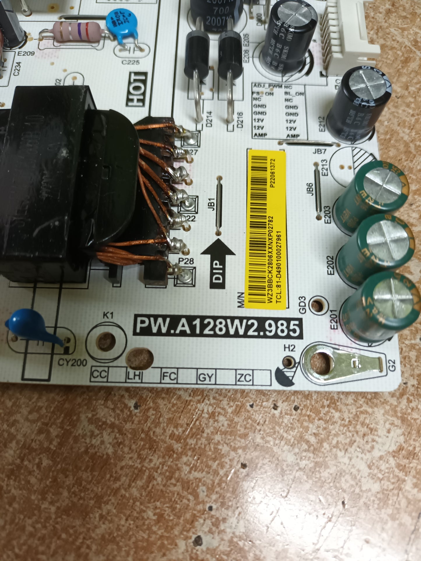 PW.A128W2.985, de tv XIAOMI TV L43M7-EAEU,