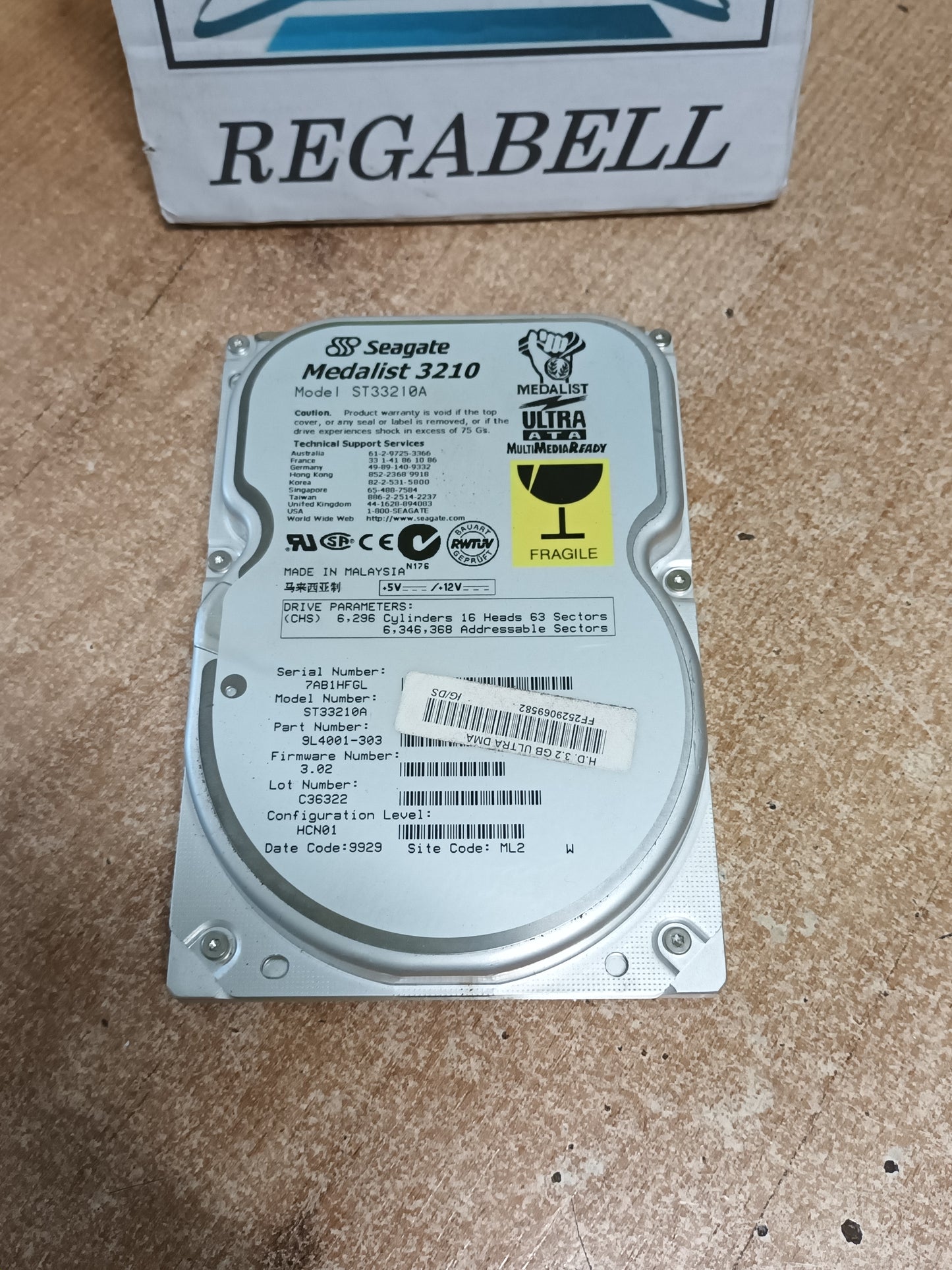Seagate Medalist 3.2gb ST33210A