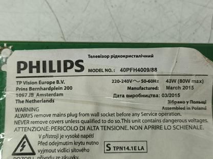 PEANA TV PHILIPS 40PFH4009/88,  (ref.126)