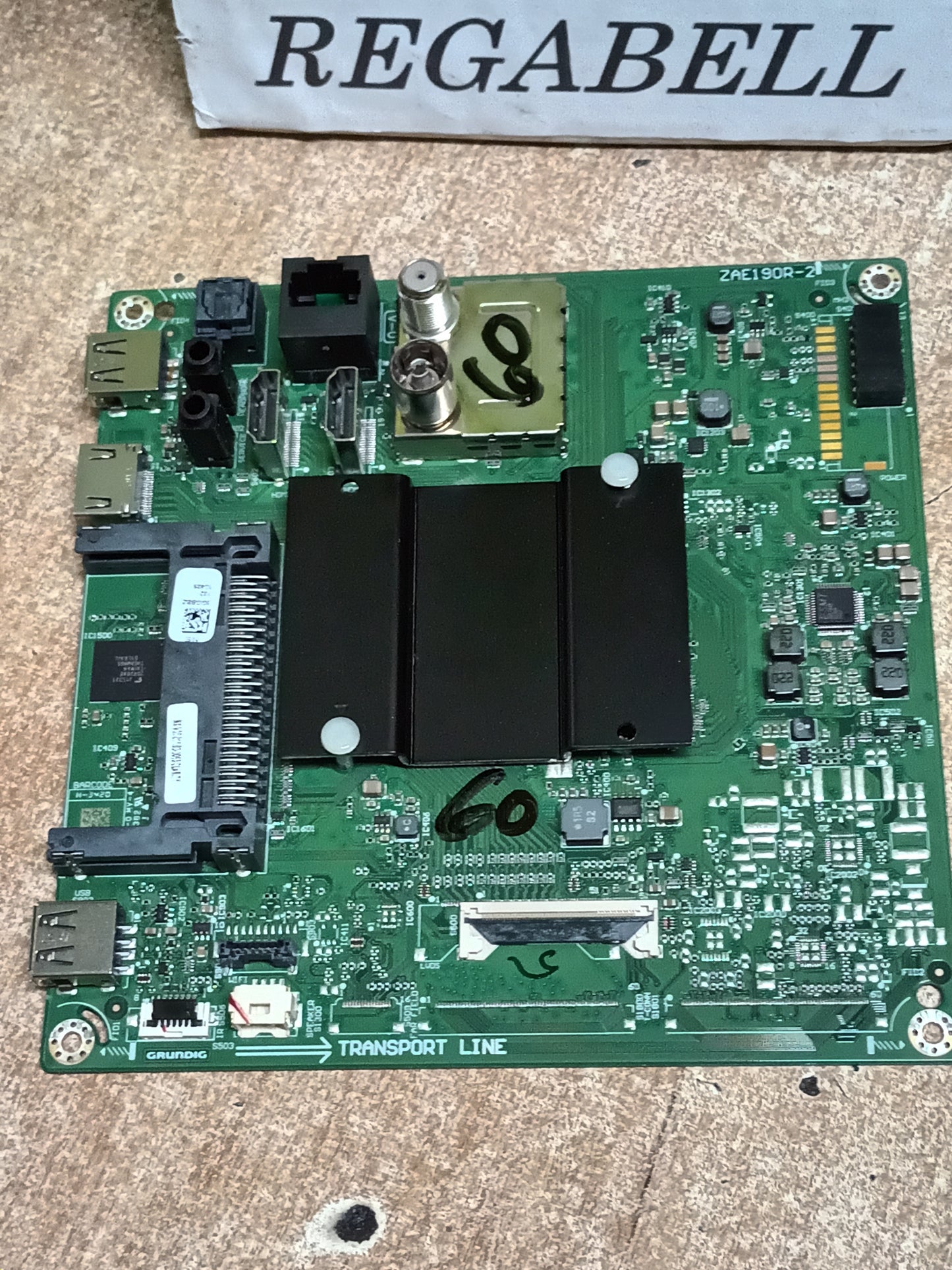 PLACA MAIN, ZAE190R2, de TV GRUNDIG 50GEU7800B,