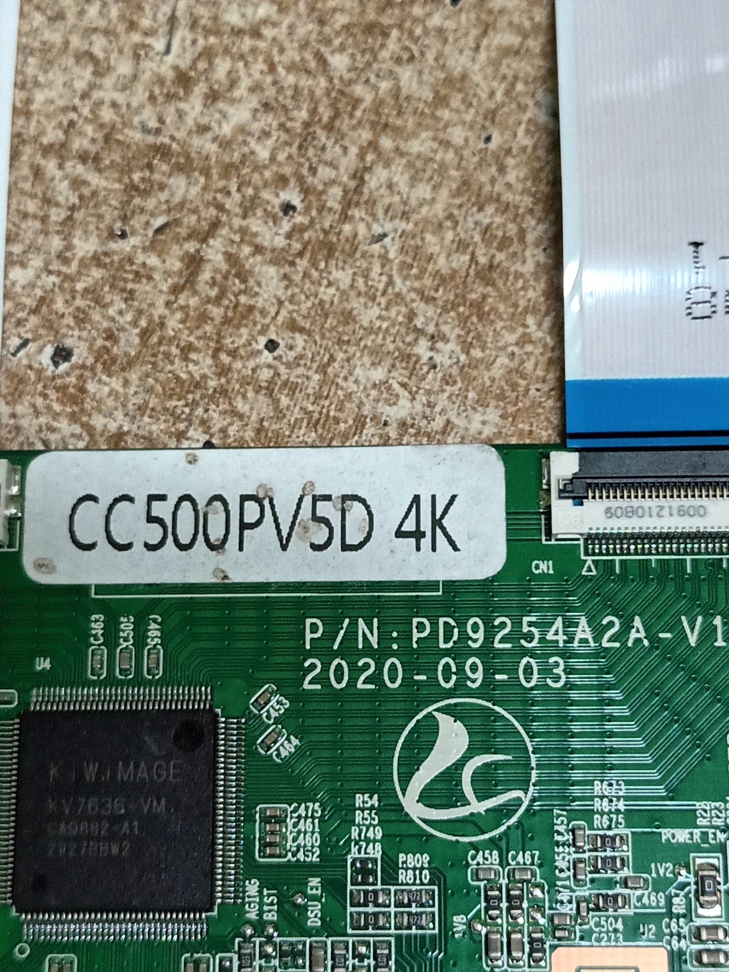 PLACA T-COM, CC500PV5D 4K, de TV GRUNDIG 50GEU7800B,