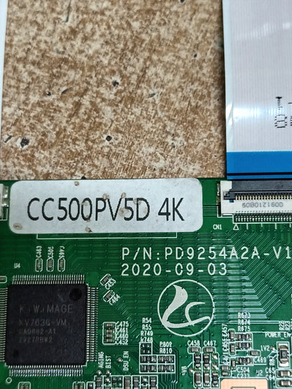 PLACA T-COM, CC500PV5D 4K, de TV GRUNDIG 50GEU7800B,