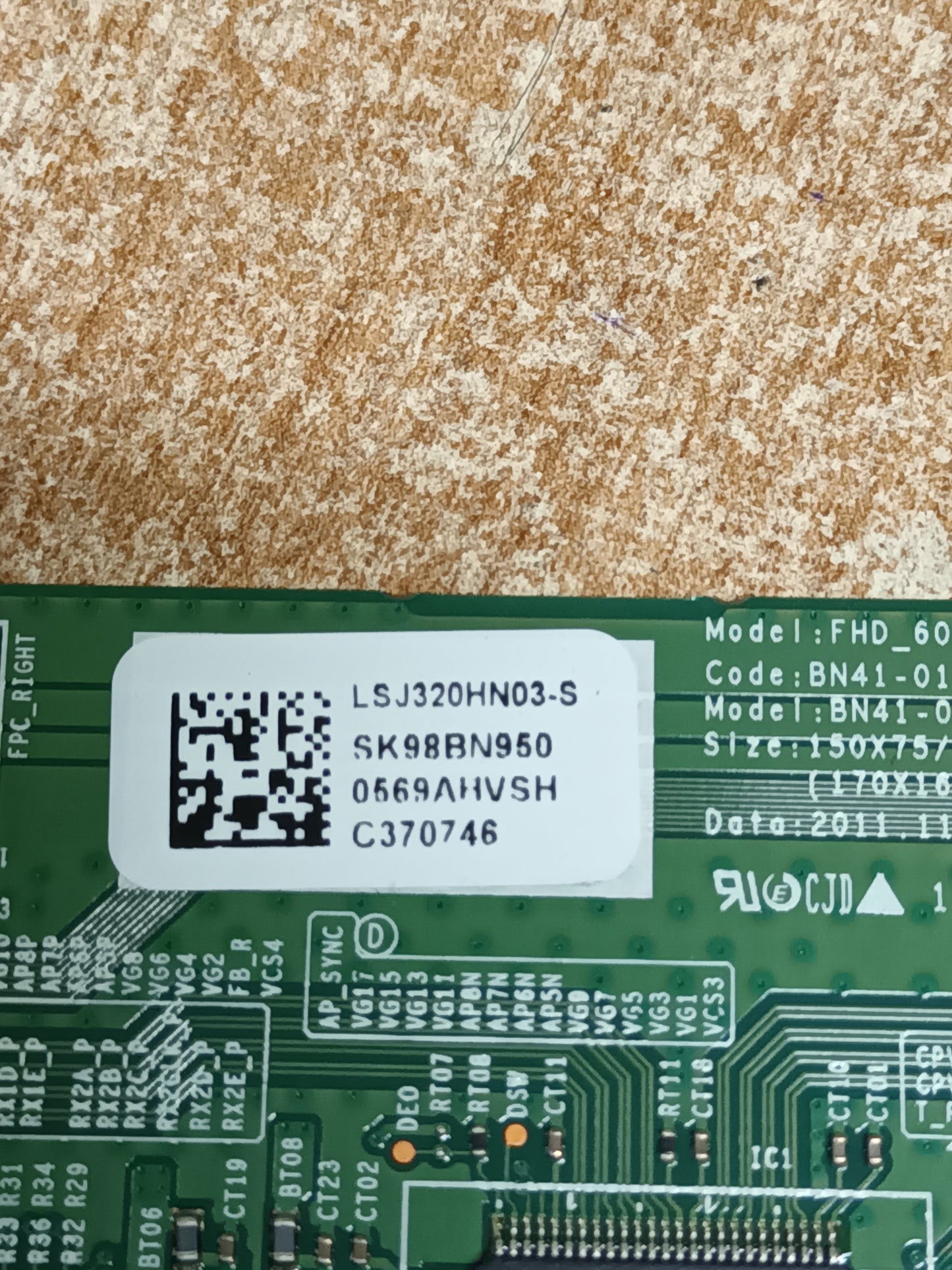 BN41-01797A, de tv SAMSUNG UE32EH5000W