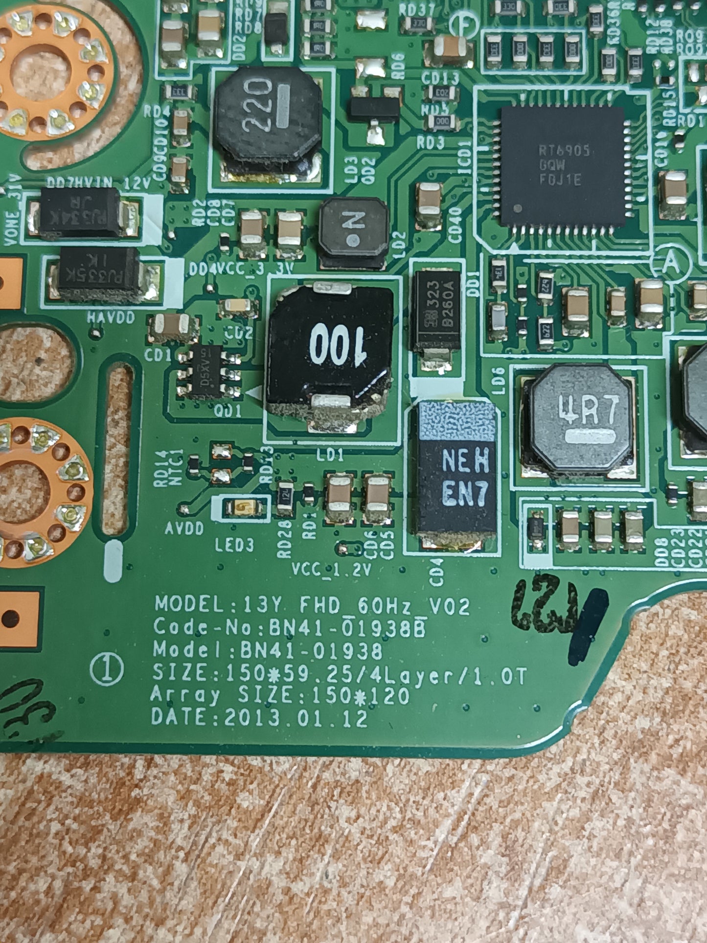 BN41-01938B, desmontada de tv SAMSUNG UE32F6200AW,