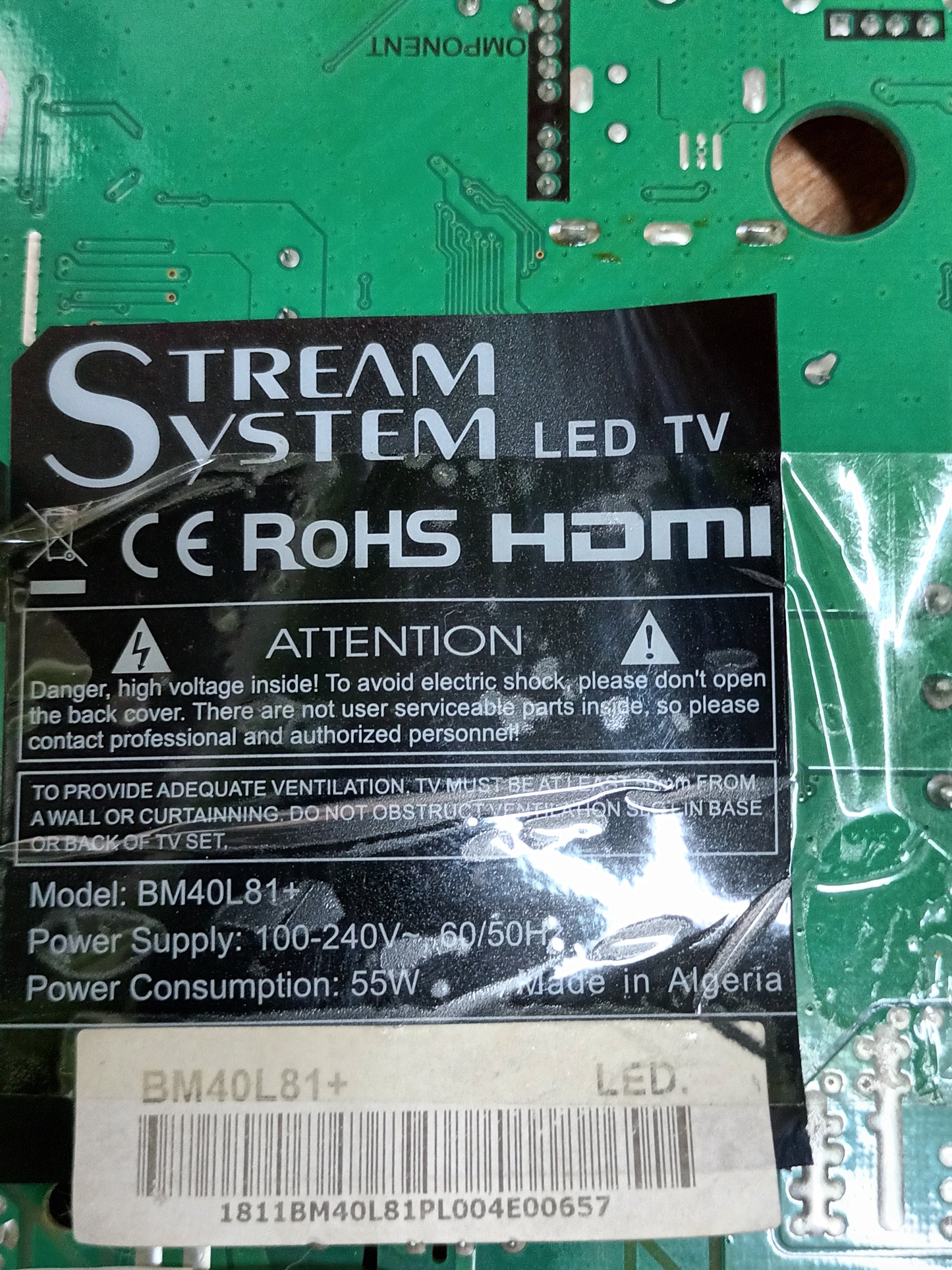 PIES TV STREAM SYSTEM BM40L81+,  (ref. 156