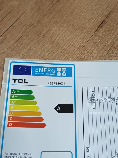 soporte de TCL43EP640X1, NUEVOS SIN USAR