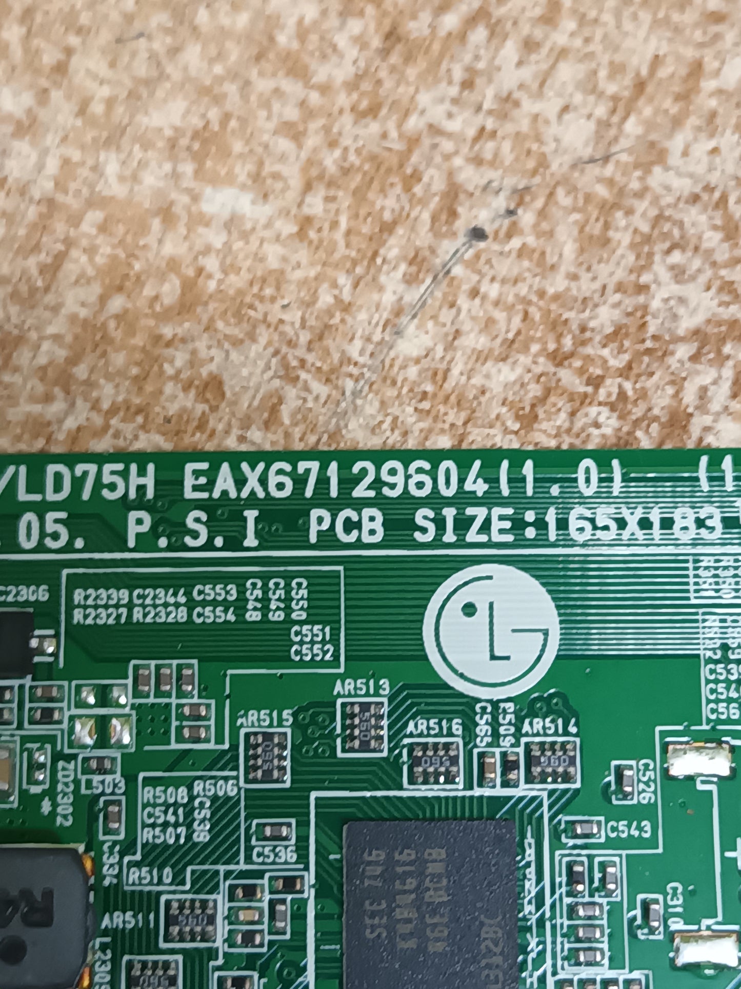 PLACA MAIN, EAX67129604(1.0), EBT64493108, de TV LG43LH594V, NUEVA SIN USAR