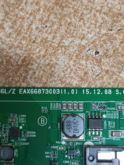 PLACA MAIN, EAX66873003(1.0), EBT64304726, de TV LG43LH590V, NUEVA SIN USAR