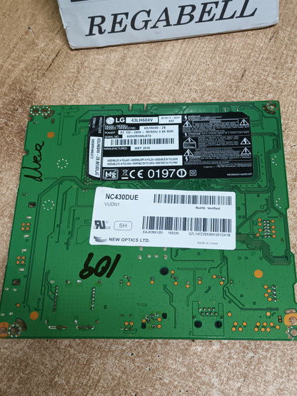 PLACA MAIN, EAX66769503(1.2), EBT64180803, NUEVA SIN USAR, de TV LG43LH604V