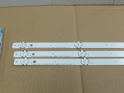LG43UN71006LB, KIT 3 TIRAS LED, NUEVAS (ref,105)