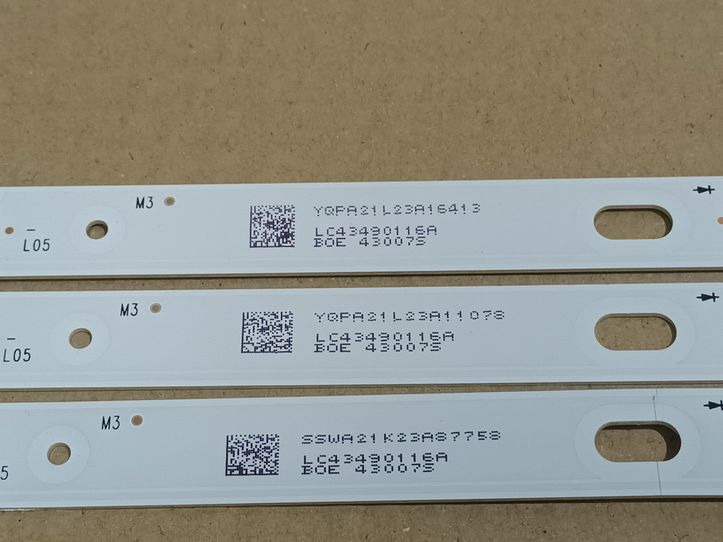 LG43UN711C0ZB, KIT 3 TIRAS LED, NUEVAS (ref,108)
