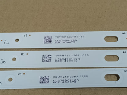 LG43UN711C0ZB, KIT 3 TIRAS LED, NUEVAS (ref,108)