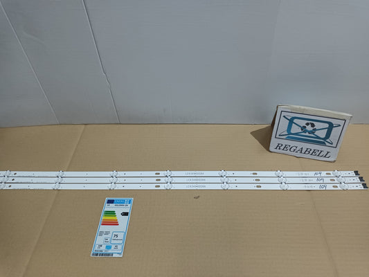 LG43LJ594V-ZA, KIT 3 TIRAS LED, NUEVAS (ref,109)