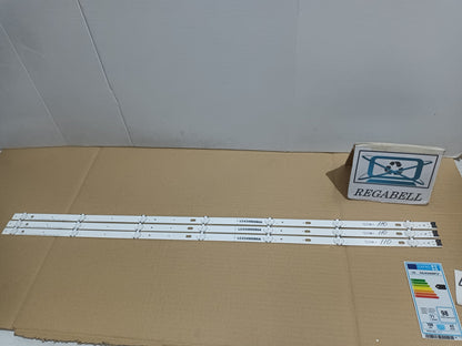 LG43UK6400PLF, KIT 3 TIRAS LED, NUEVAS (ref,110)