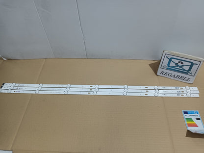 KIT 3 tiras de retroiluminación de LG43LH590V-ZD,