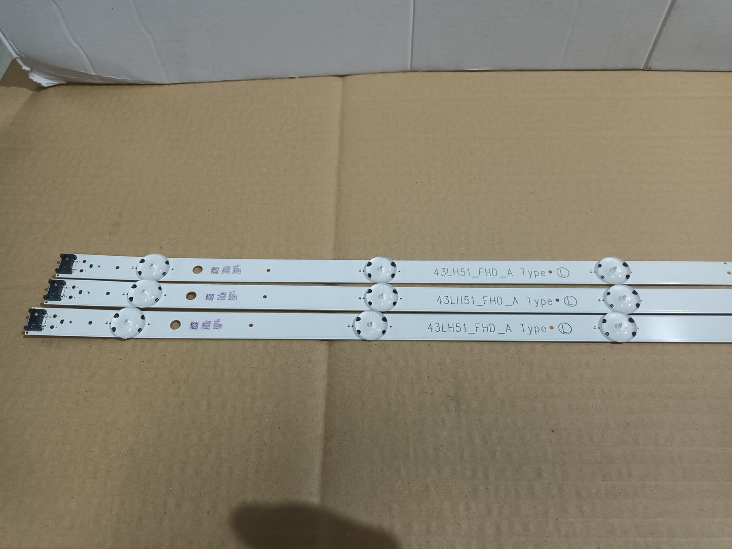 KIT 3 tiras de retroiluminación de LG43LH590V-ZD,