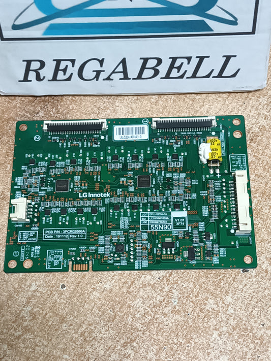 PLACA LED DRIVE, 3PCR02666A, NUEVA SIN USAR,  de TV LG55NANO916NA,