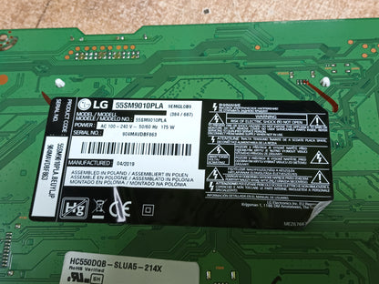 PLACA MAIN, EAX68766003(1.0), EBT66117502, de tv LG55SM9010PLA, NUEVA SIN USAR,