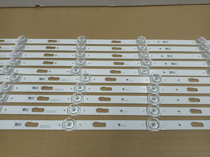 UE65TU7105K, KIT 10 TIRAS LED NUEVAS, (ref,211)