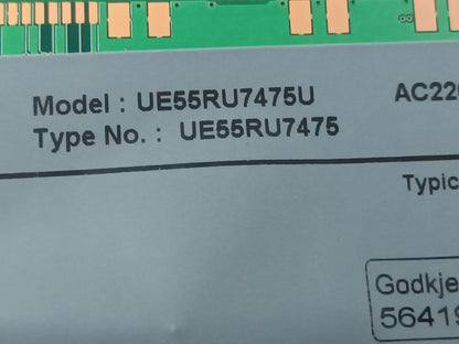 UE55RU7475U, componentes NUEVOS, (ref-86)