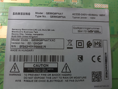 QE55Q6FNAT, componentes de tv NUEVOS, (ref-87)