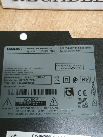 PLACA MAIN, BN96-46822A, de tv SAMSUNG UE55NU7025K, NUEVA SIN USAR,