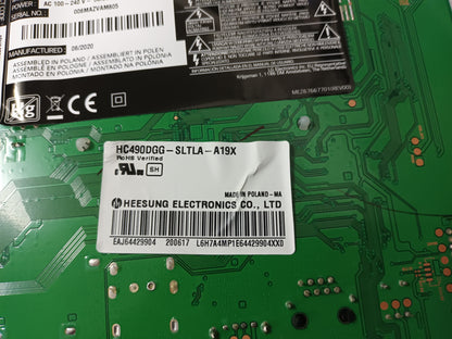 LG49UM7050PLF, componentes TV NUEVOS, (ref-102)