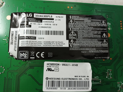 LG50UK6300PLB, componentes TV NUEVOS, (ref-99)