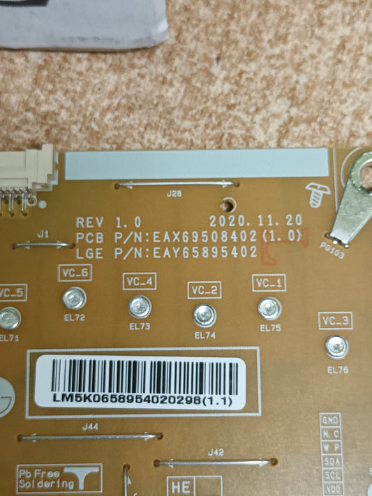 EAX69508402(1.0), NUEVA SIN USAR de TV LG50NANO816PA,