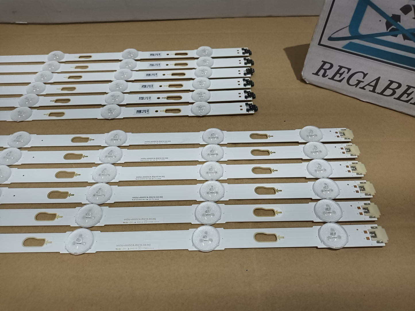 UE49MU6105K, KIT TIRAS LED nuevas, (ref,152)