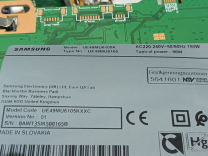 UE49MU6105K, KIT TIRAS LED nuevas, (ref,152)