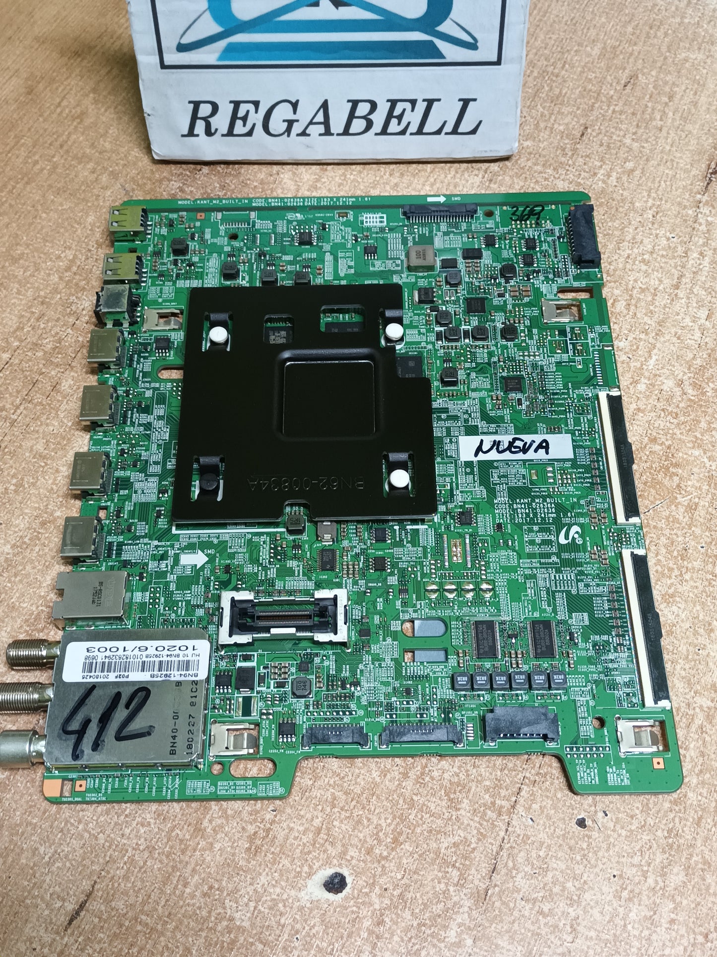 PLACA MAIN, BN41-02636A, BN94-12925B, de tv SAMSUNG UE49NU8075T, NUEVA SIN USAR
