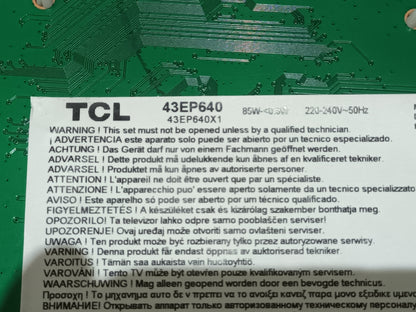 KIT 2 tiras de retroiluminación de TCL 43EP640