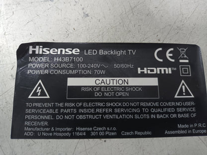 HISENSE H43B7100, COMPONENTES TV , (ref-117)