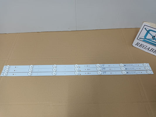 SHARP LC-32HG5141E, KIT 3 TIRAS LED (ref,29)