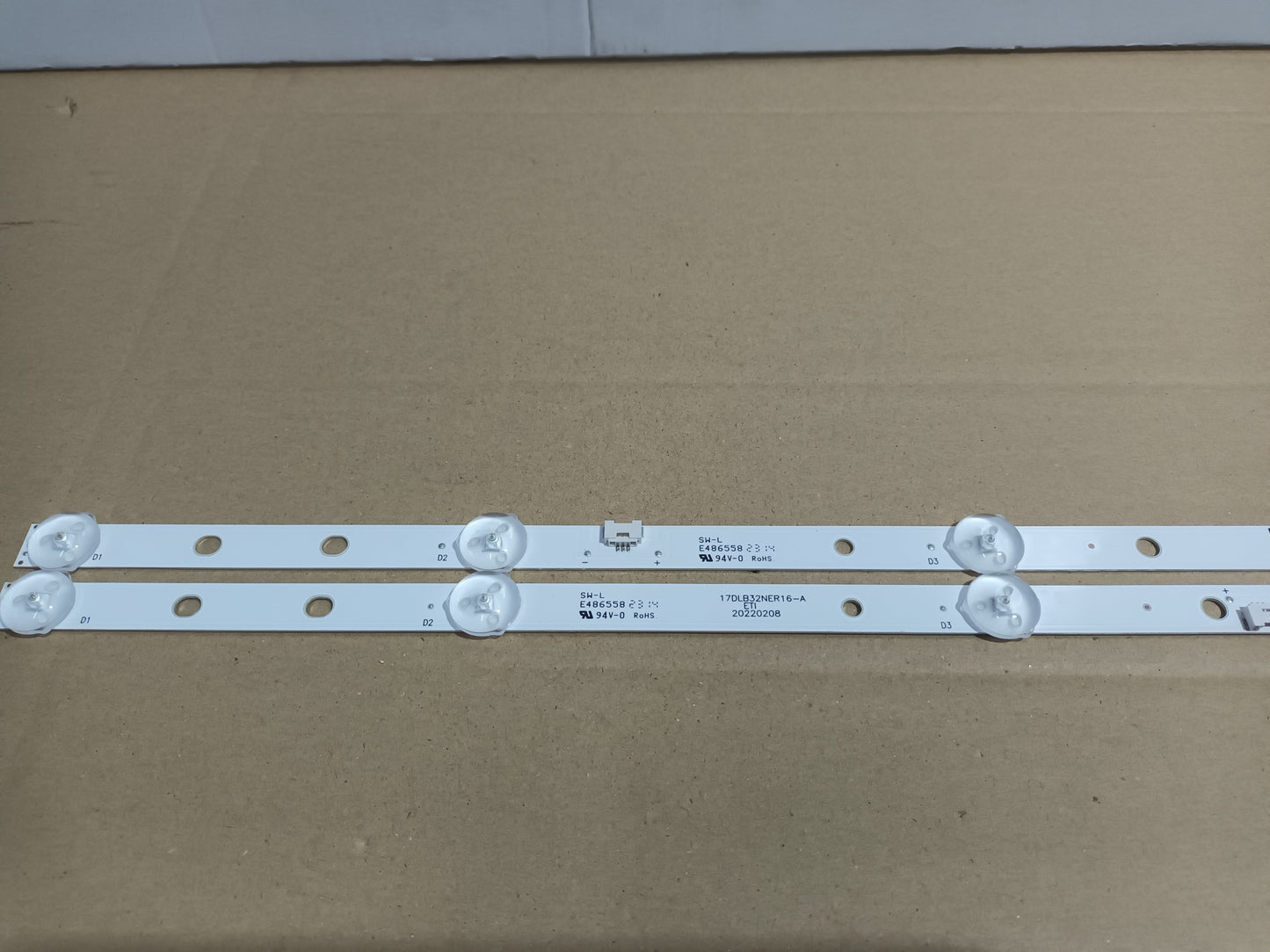 KIT 2 tiras de retroiluminación de TOSHIBA 32WV3263DG