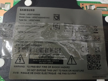 SAMSUNG UE32T4305AE, COMPONENTES TV, (ref-125)