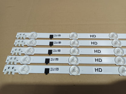 SAMSUNG UE32F4500AW, KIT 5 TIRAS LED, (ref,169)