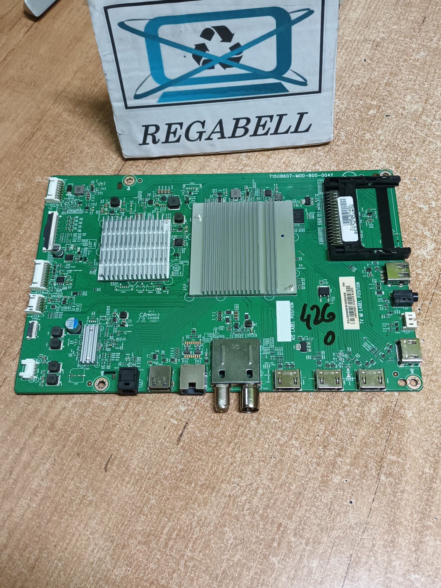 PLACA MAIN, 715GB607-M0D-B00-004Y, de TV PHILIPS 70PUS7906/12,