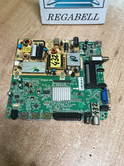 combo de tv OK ODL 32450-W SAT, placa main CV9202H-UPW y fuente alimentacion, CVB32005,