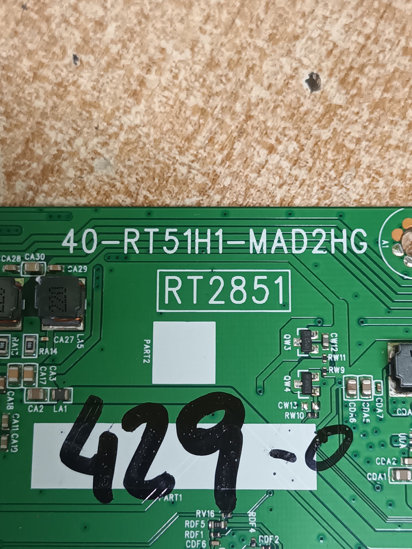 PLACA MAIN, 40-RT51H1-MAD2HG, de tv THOMSON 50UE6420,