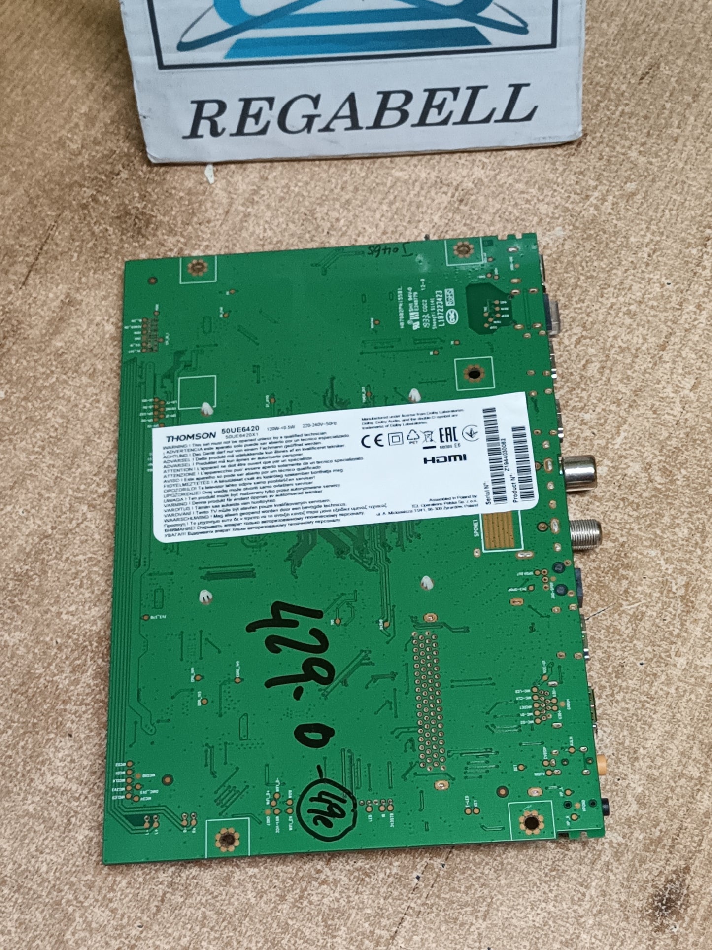 PLACA MAIN, 40-RT51H1-MAD2HG, de tv THOMSON 50UE6420,