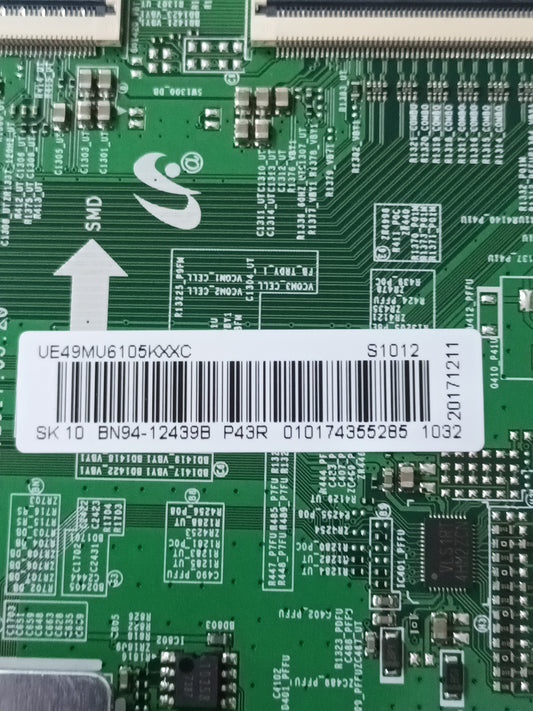 Placa main, BN94-12439B, de tv SAMSUNG UE49MU6105K, NUEVA SIN USAR,