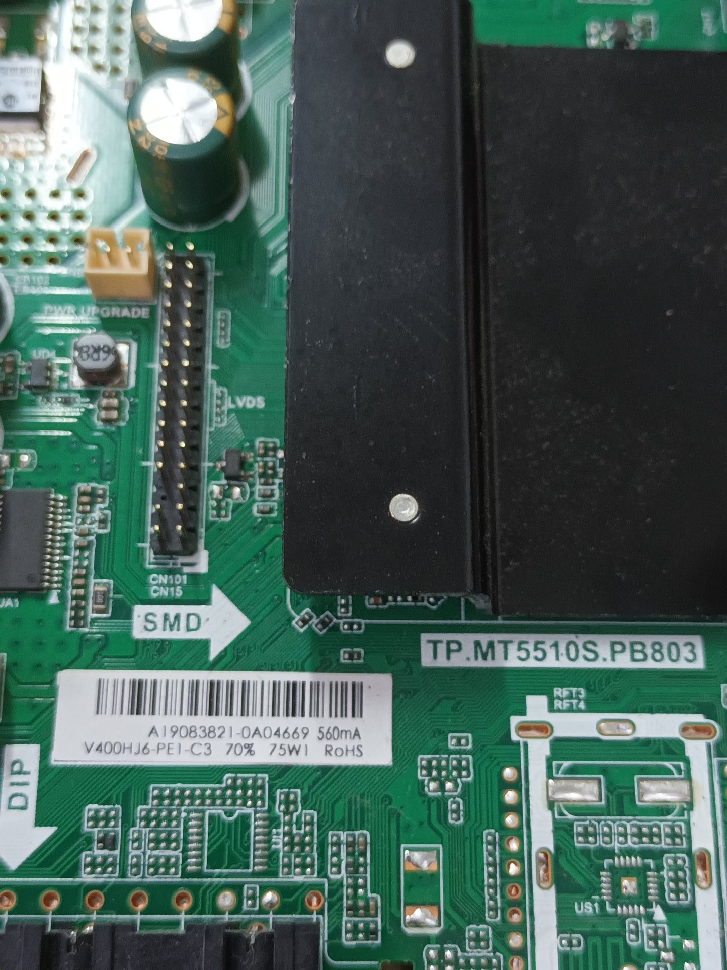 PLACA MAIN, TP.MT.5510S.PB803, de tv TD SYSTEMS K40DLX9FS