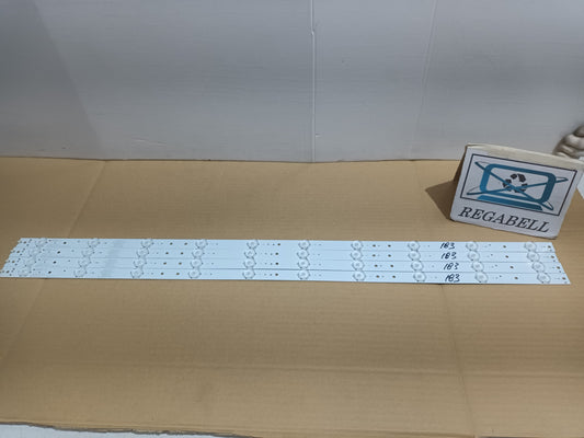 TCL F40B3803, KIT 4 TIRAS LED, (ref,183)
